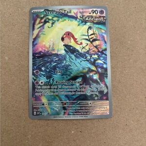 Pokemon Scream Tail Foil Card - Pink, Blue, Yellow, Purple